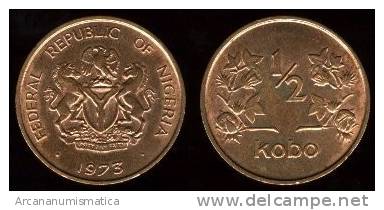 NIGERIA   1/2   KOBO   1.973  BRONCE  KM#7   SC/UNC   DL-9469 - Nigeria