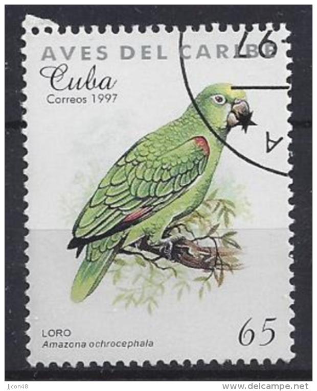 Cuba  1997  Birds (o) Yellow-crowned Amazon - Used Stamps