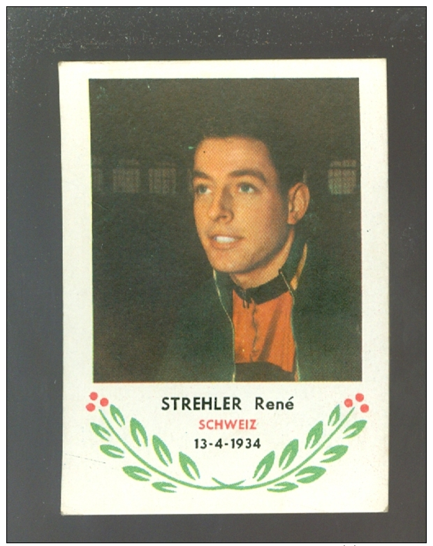 Chromo ( 6250 ) Cyclisme - Coureur - Wielrenner - Renner - Cycliste : N° 42 Strehler René - Wielrennen