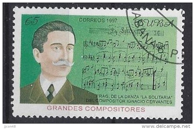 Cuba  1997  Composers (o) Ignacio Cervantes - Gebraucht