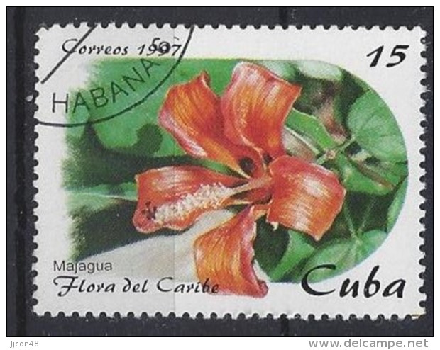 Cuba  1997  Flowers (o) - Used Stamps