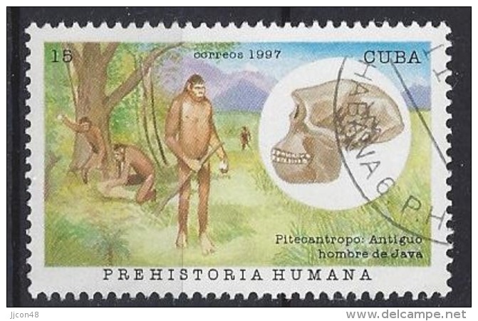 Cuba  1997  Prehistoric Man (o) - Used Stamps