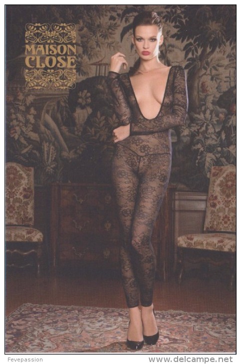 Carte Postale Publicitaire Lingerie Maison Close - Advertising