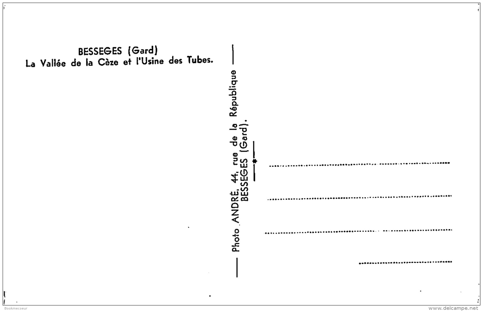 30   BESSEGES   LA VALLEE DE LA CEZE  ET L'USINE DES TUBES - Bessèges