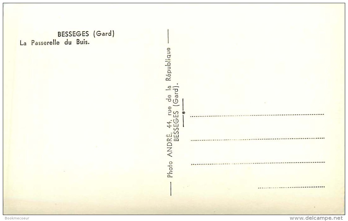 30   BESSEGES   LA PASSERELLE DU BUIS - Bessèges