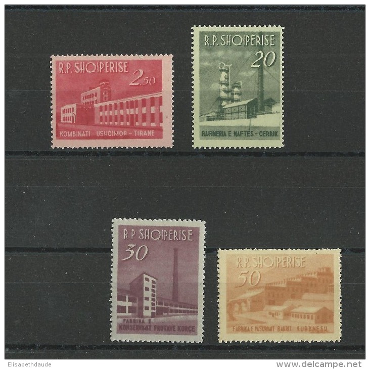 ALBANIE - YVERT N° 655/658 ** - COTE = 30 EURO - - Albanien