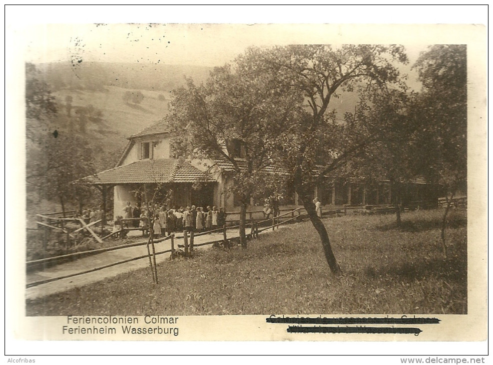 68 CPA Wasserbourg Wasserburg Colonie De Vacances Colmar Santé Genealogie - Autres & Non Classés