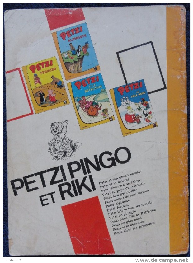 Petzi  N° 11 - Petzi Dans L'île De Robinson - Casterman - ( 1967 ) . - Petzi