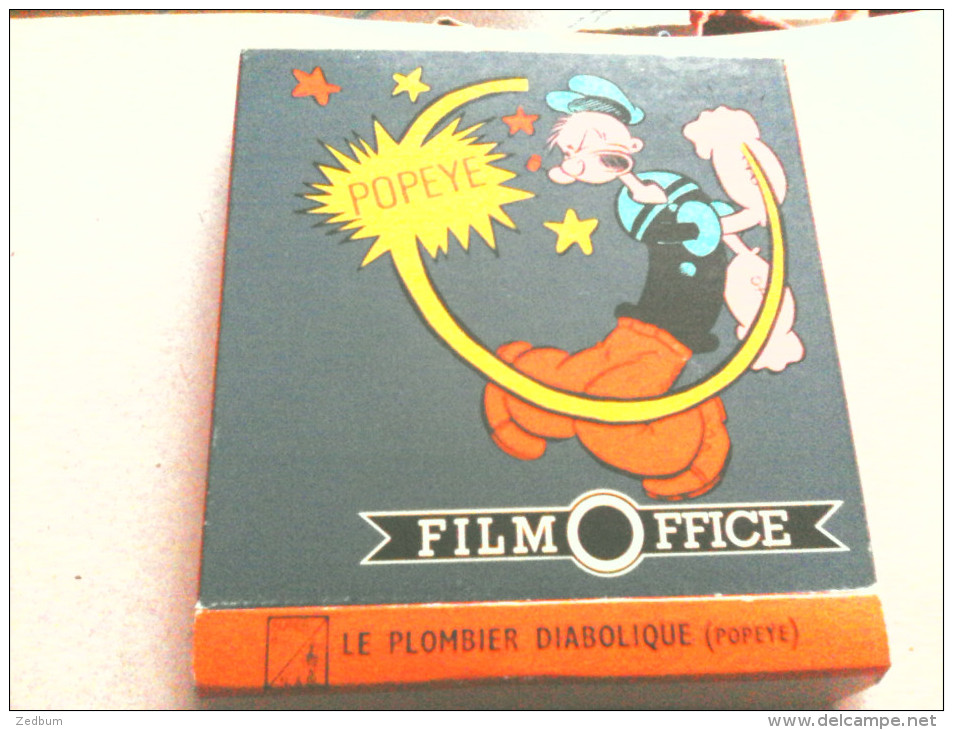 SUPER 8 - POPEYE - LE PLOMBIER DIABOLIQUE - FILM OFFICE - Bobines De Films: 35mm - 16mm - 9,5+8+S8mm