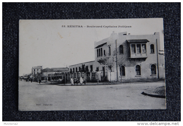 KENITRA - Boulevard Capitaine PETITJEAN - Autres & Non Classés