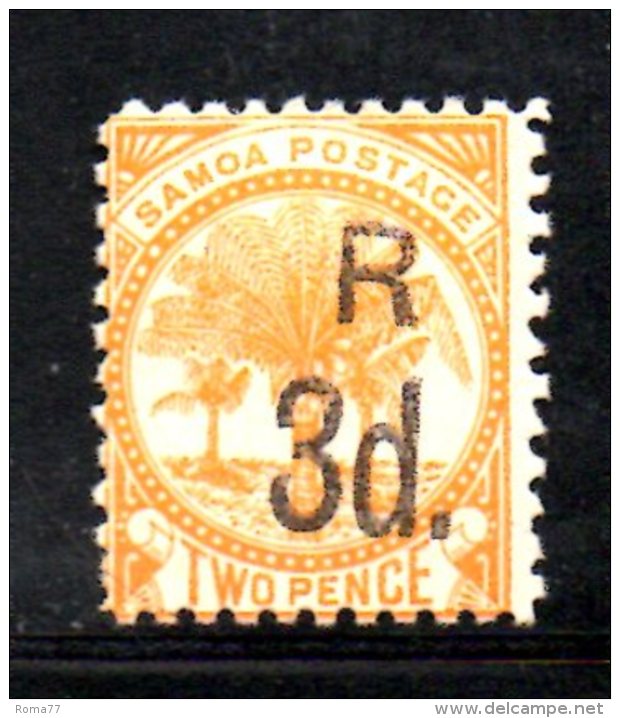 T582 - SAMOA SISIFO , Yvert N. 27 Dent 11  * . - Samoa