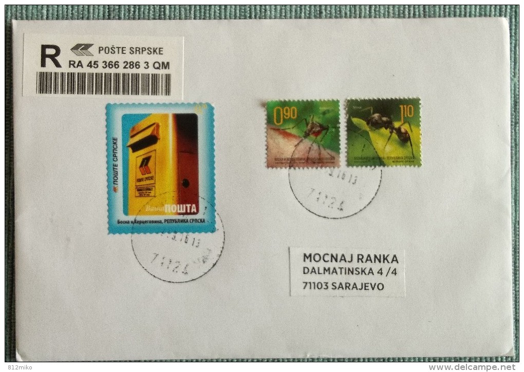 BOSNIA Republika SRPSKA  Nice Cover  2016 Y. (Registered) - Bosnia And Herzegovina