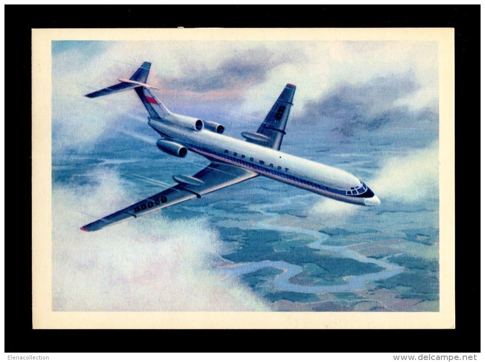 AVIATION Aircraft Plane Airplane Luftfahrt Flugzeug Avion Aéronautique Tupolev TU 154 USSR - 1946-....: Moderne