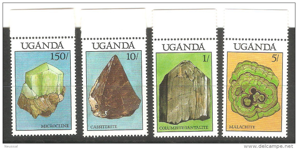 Serie  Nº 486/9 Uganda - Minéraux