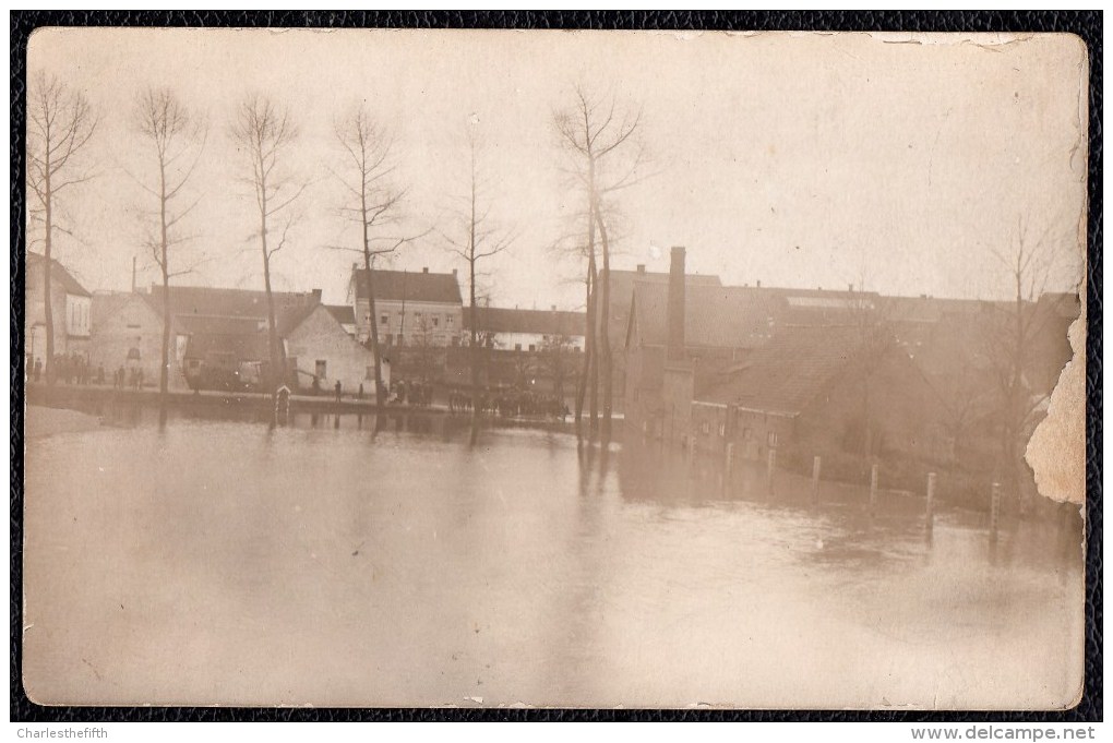 RENAIX - RONSE -- 1917 Zeldzame Fotokaart Overstroming BRUUL - CARTE PHOTO RARE INONDATIONS BRUUL - Ronse