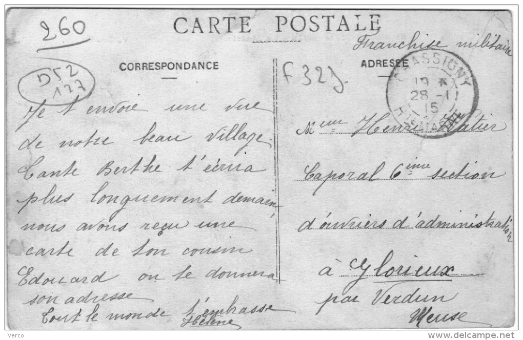 Carte Postale Ancienne De SAINT BROINGT LE BOIS-La Mairie - Autres & Non Classés