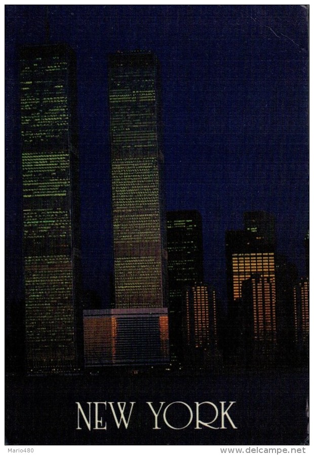 NEW YORK  WORLD  TRADE  CENTER       MAXICARD  2 SCAN      (VIAGGIATA) - World Trade Center