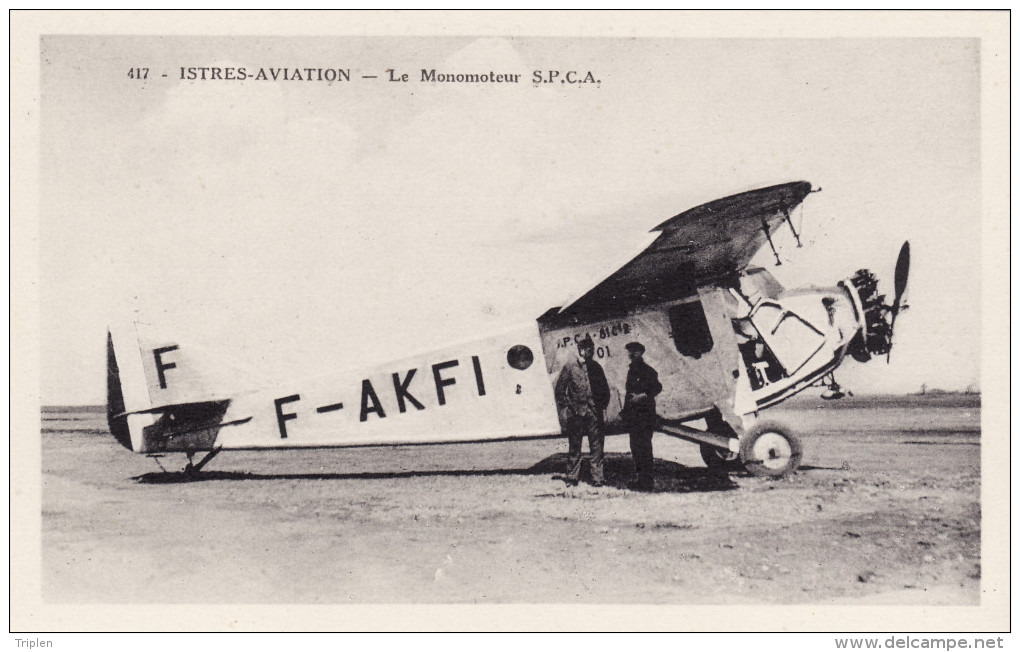 Istres Aviation - Le Monomoteur SPCA - 1919-1938: Entre Guerres