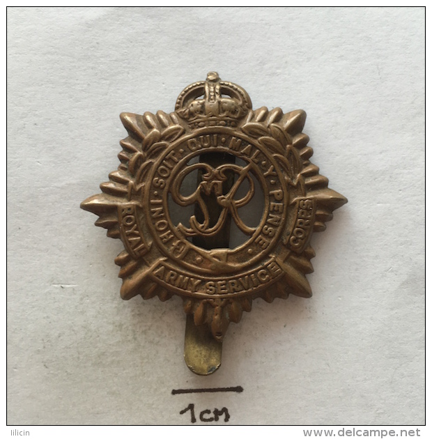 Badge (Pin) ZN002741 - Military (Army) Royal Army Service Corps United Kingdom - Militaria