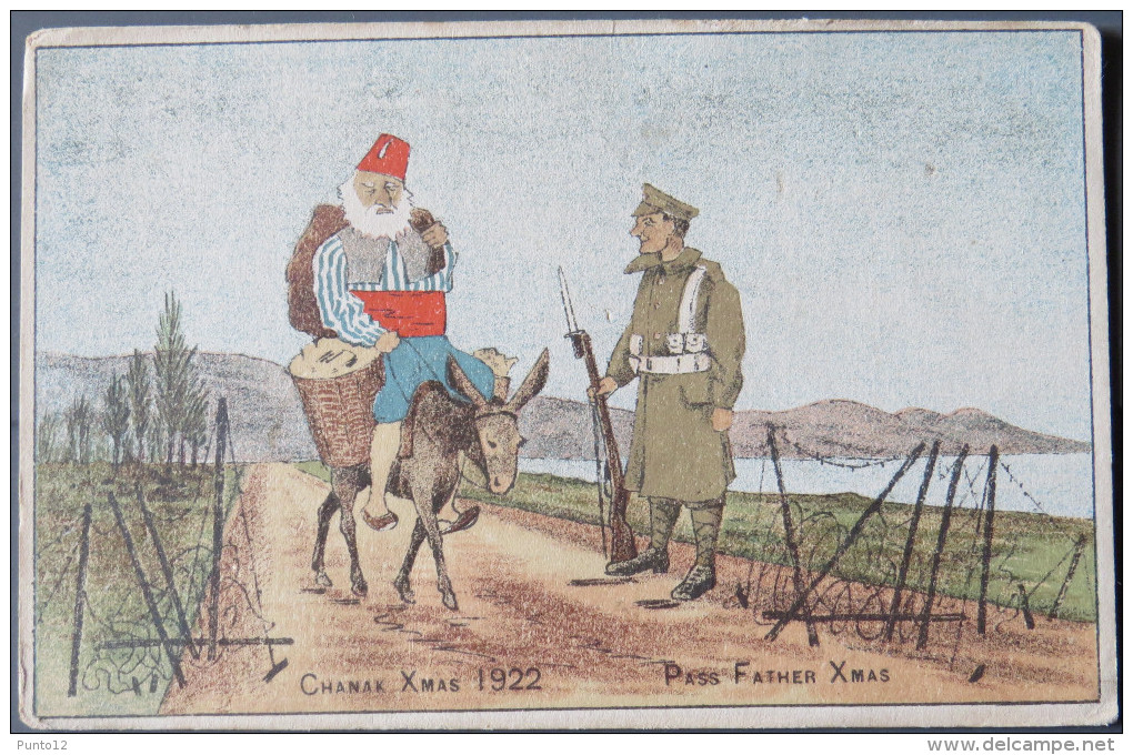 Christmas, Chanak Xmas, 1922, Gallipoli, Turkey - Santa Claus