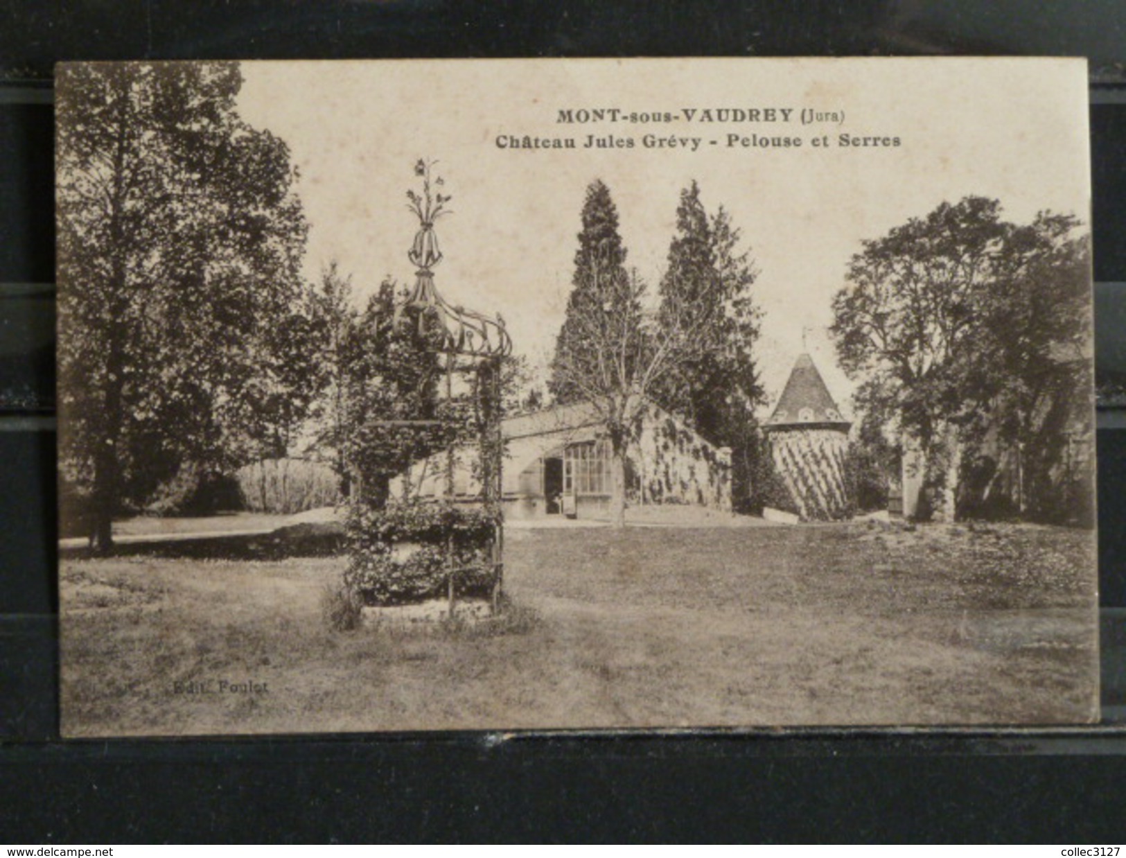 Z15 - 39 - Mont-sous-Vaudrey - Chateau Jules Grevy - Pelouse Et Serres - 1918 - Sonstige & Ohne Zuordnung