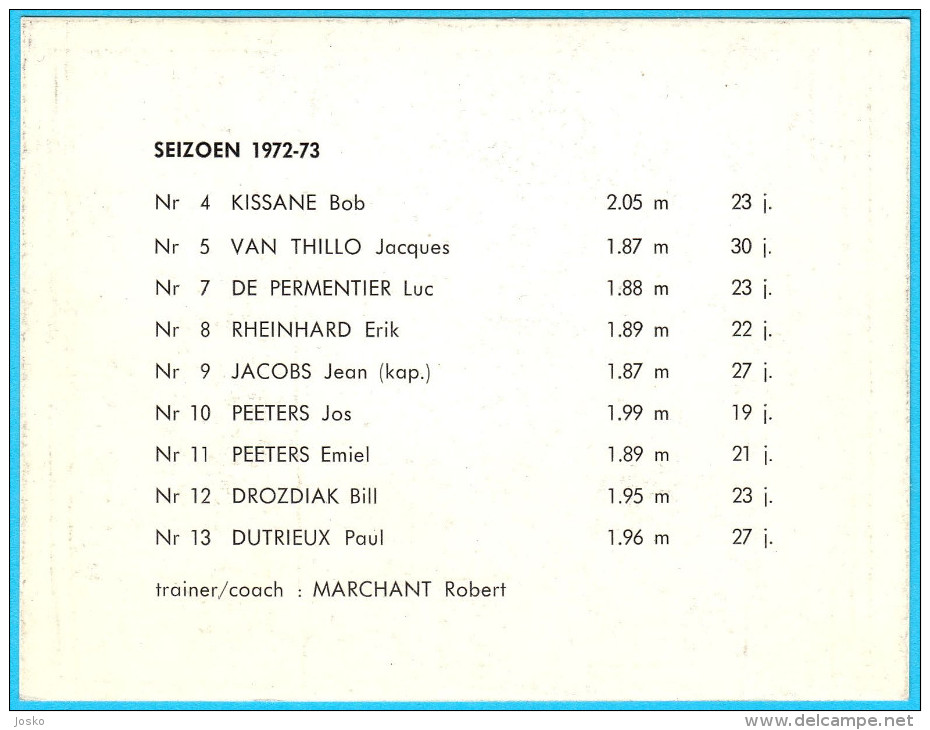 MAES PILS ( RC Mechelen ) - Belgium Basketball Club * Vintage Photo * Basket-ball Baloncesto Pallacanestro Belgie - Basketball