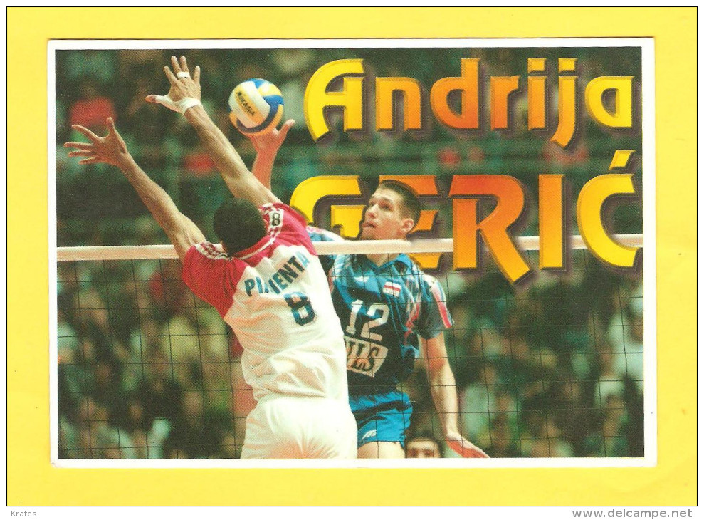 Postcard - Sport, Volleybal Serbia, Andrija Geri&#263;      (V 29326) - Volleyball