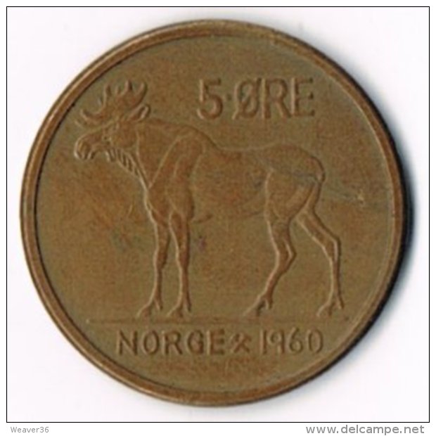 Norway 1960 5ø - Noruega