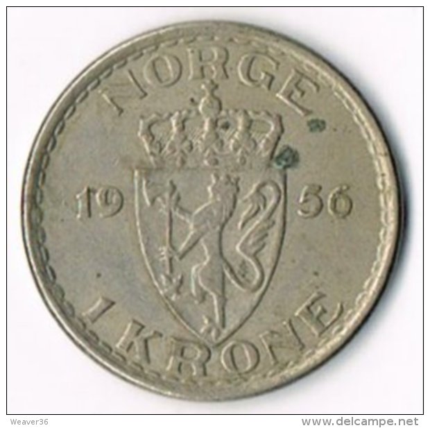 Norway 1956 1 Krone - Norway
