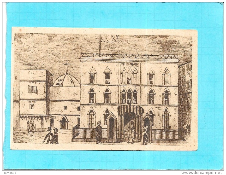 ALGER - ALGERIE - Cathédrale - Ancienne Mosquée Des Ketchawa En 1830 Et Palais Du Gouverneur - ENCH - - Alger