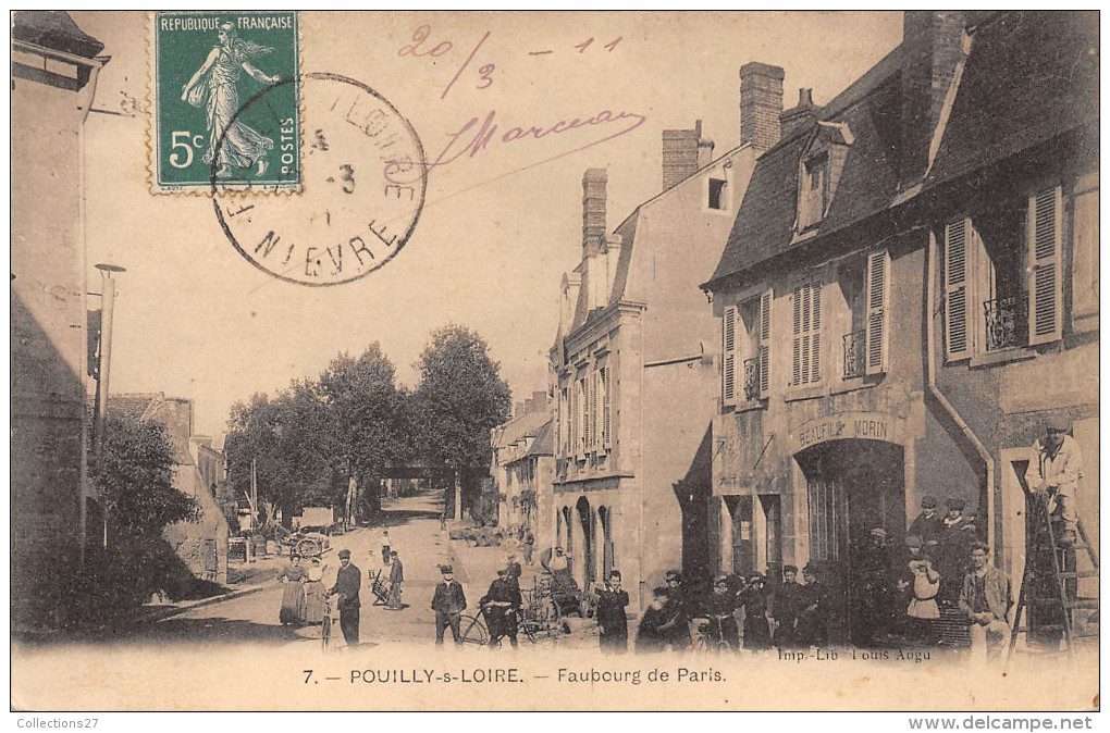 58-POUILLY-SUR-LOIRE- FOUBOURG DE PARIS - Pouilly Sur Loire