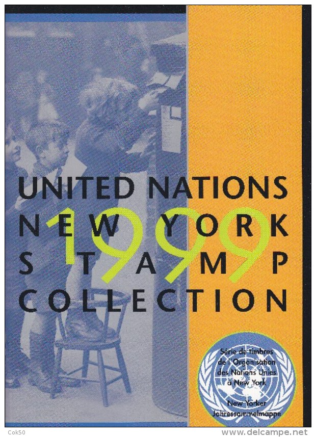 UN - United Nations New York 1999 MNH Souvenir Folder - Year Pack - Autres & Non Classés