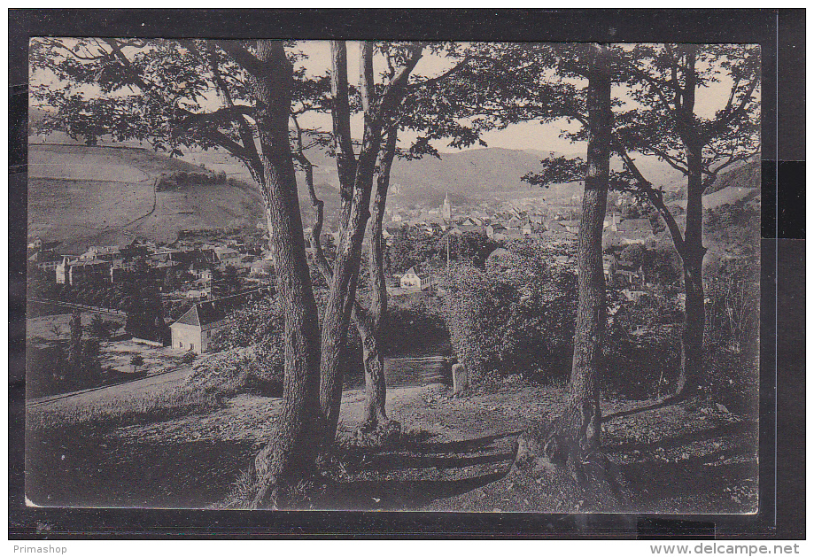 S57 /    Sainte Marie Aux Mines , Markirch Elsass / Bahnpost Schlettstadt 1908 - Sainte-Marie-aux-Mines