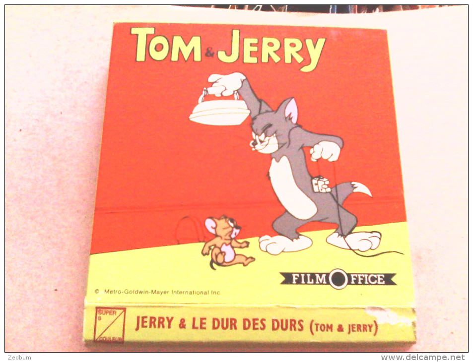 SUPER 8 - TOM & JERRY - JERRY & LE DUR DES DURS - FILM OFFICE - Filme: 35mm - 16mm - 9,5+8+S8mm