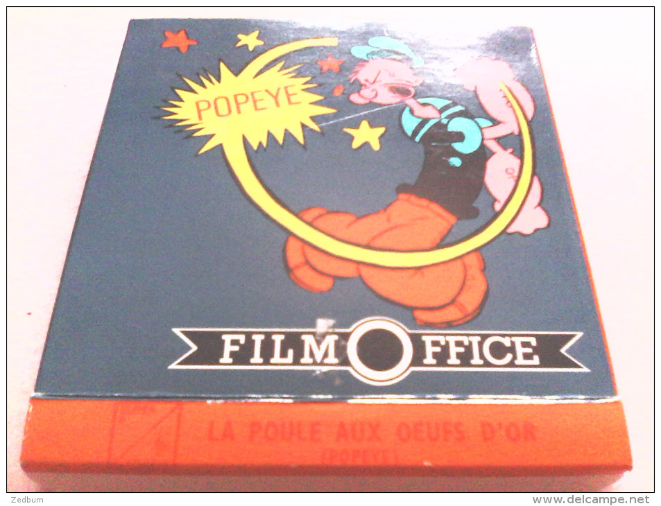 SUPER 8 - POPEYE - LA POULE AUX OEUFS D OR - FILM OFFICE - 35mm -16mm - 9,5+8+S8mm Film Rolls