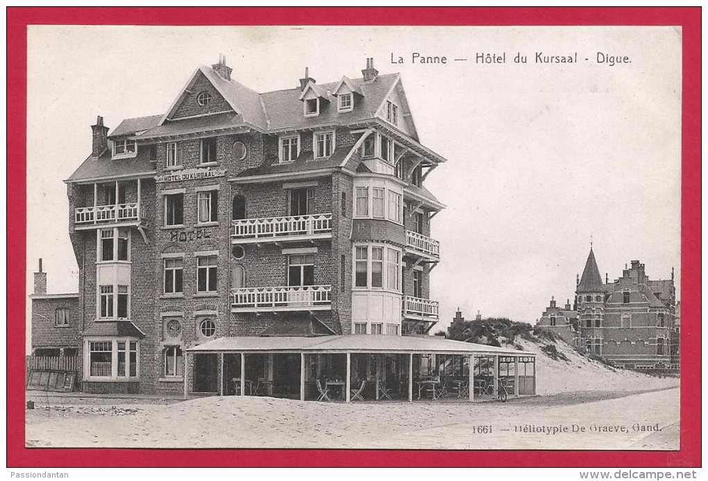 CPA Belgique - La Panne - Hôtel Du Kursaal - Digue - De Panne