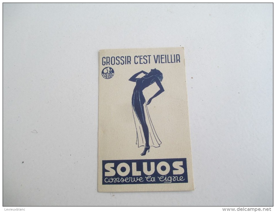 Petite Carte De Pesée De Bébé / SOLUOS/ Grossir C'est Vieillir/ Sauba/ Conserve La Ligne/1932       PARF91 - Altri & Non Classificati