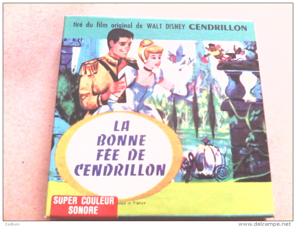 SUPER 8 - LA BONNE FEE DE CENDRILLON - WALT DISNEY - Bobinas De Cine: 35mm - 16mm - 9,5+8+S8mm