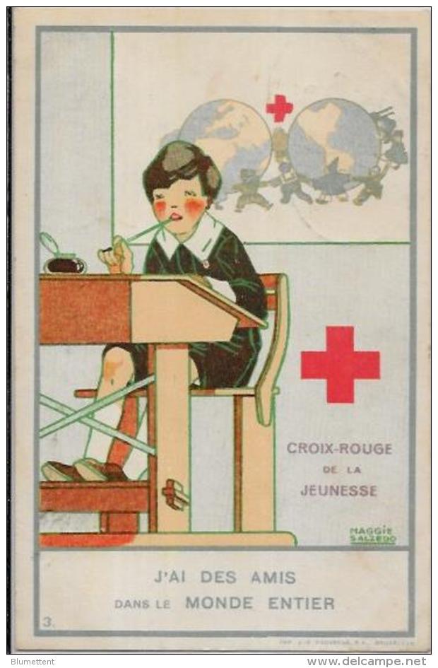 CPA Croix Rouge Médecine Santé Red Cross Circulé Belgique Belgia - Croix-Rouge