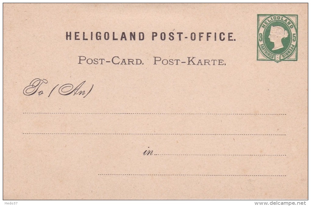 Héligoland - Entiers Postaux - Helgoland