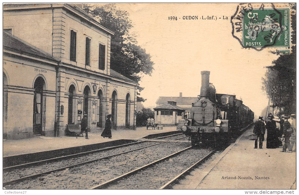 44-OUDON- LA GARE - Oudon