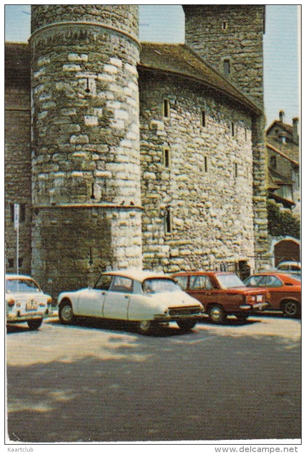 Bienne: CITROËN DS , OPEL MANTA-A - Alstadt Biel / Bienne La Cité  - (Suisse/Schweiz/CH) - Turismo