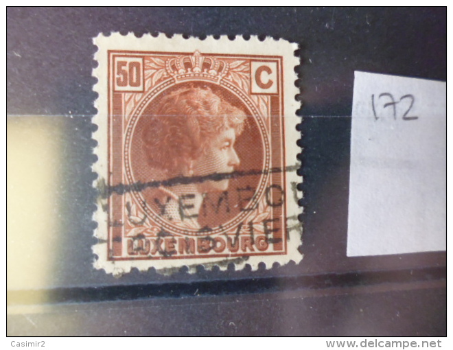 LUXEMBOURG TIMBRE OU SERIE YVERT N° 172 - Usati