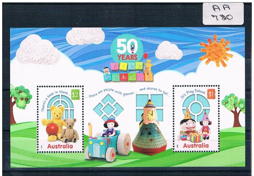 Australia  2016  Play School Mini Sheet Muh AA720 - Mint Stamps