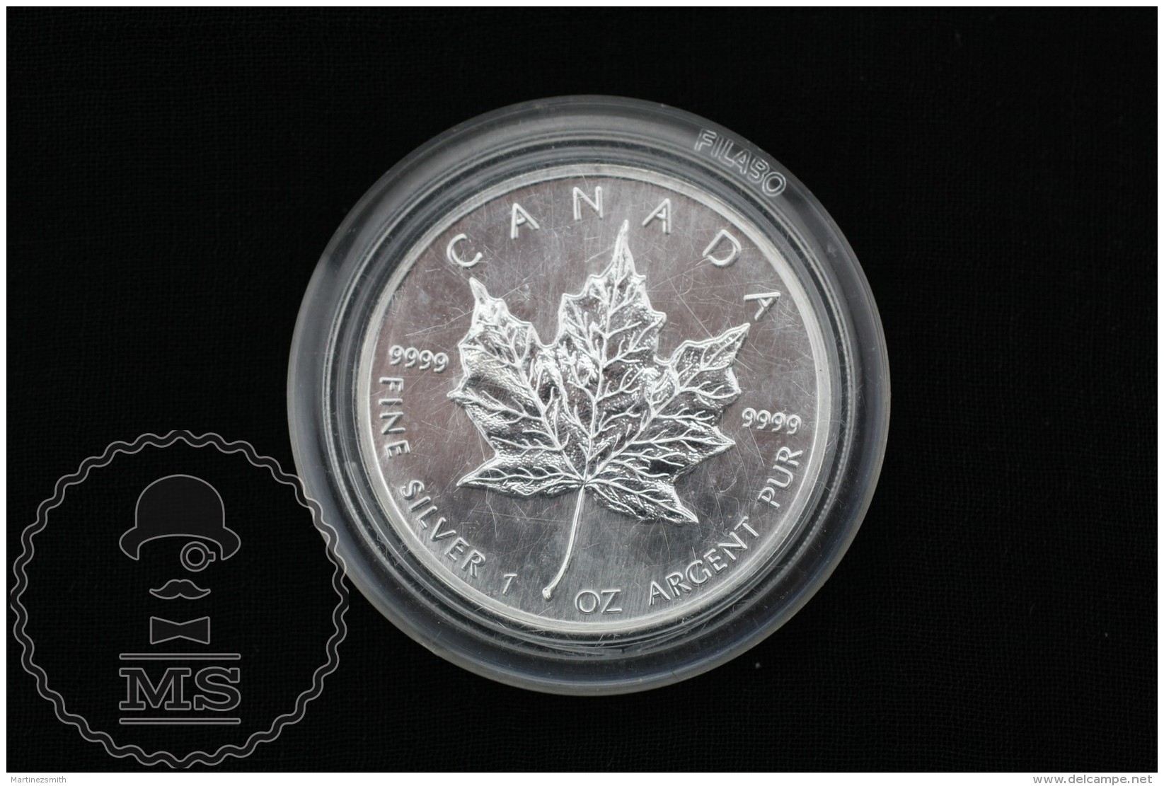 1988 Canadian 5 Dollars 9999 Fine Silver 1 Oz - Canada - Elizabeth II - Canada