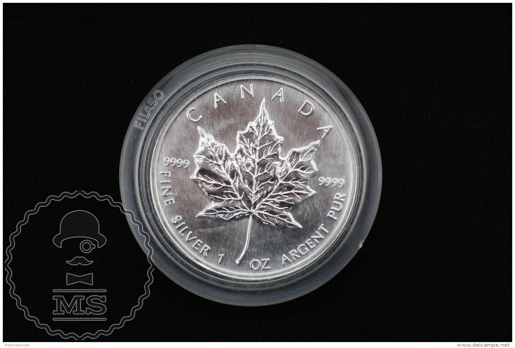 1995 Canadian 5 Dollars 9999 Fine Silver 1 Oz - Canada - Elizabeth II - Canada