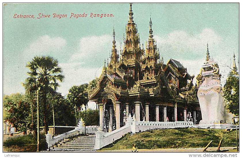 Pays Div -mynamar -burma -birmanie  - Ref G78- Rangoon  - Carte  Bon Etat - Postcard In Good Condition - - Myanmar (Burma)