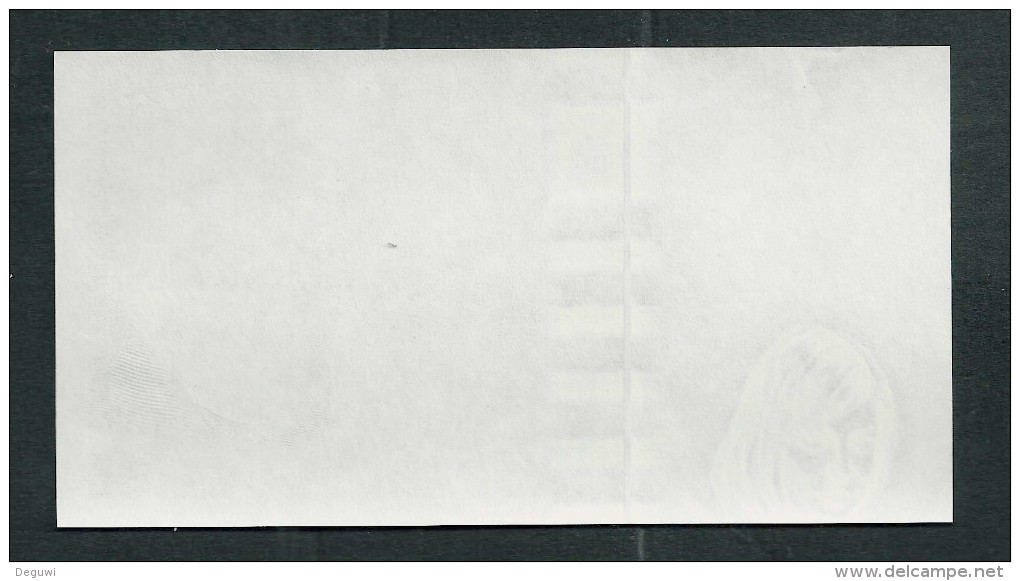 "DENMARK 000 Typ A" Werbenote, Probedruck, Testnote, Trial, RRRRR, Intaglio,  UNC, Ca. 140 X 72 Mm, Rot - Denmark