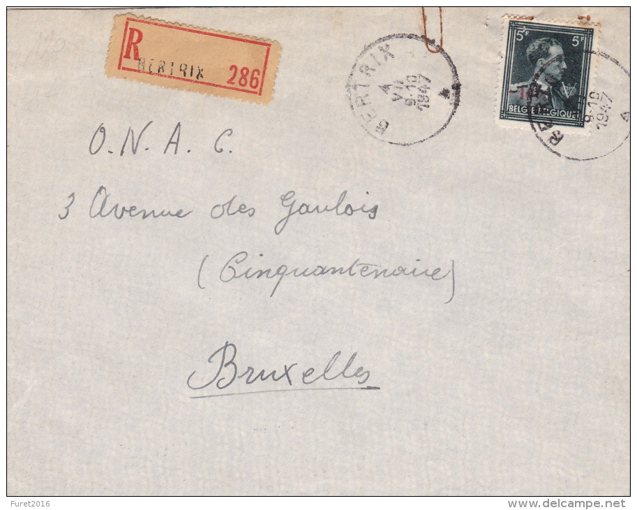 - 10 % 4 Enveloppes RECOMMANDE De Chenee Bierset Awans Bertrix Et Gent 2 - 1946 -10%