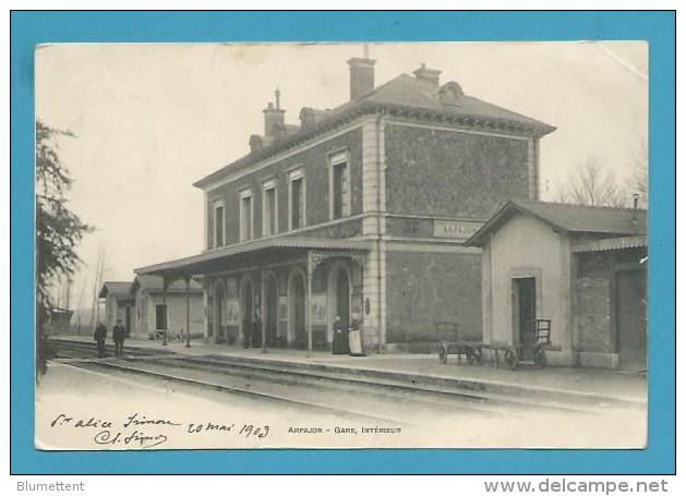 CPA - Chemin De Fer Gare ARPAJON 91 - Arpajon